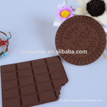 High quality silicone cup mat chocolate cork coaster, cheap PVC coaster